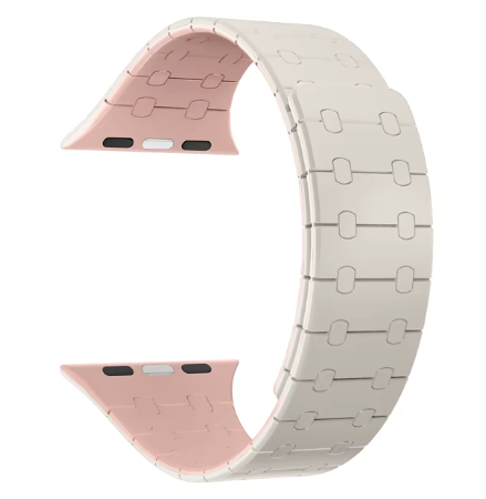 Dieses hochwertige Silikonarmband mit einzigartigem Magnetverschluss ist die perfekte Ergänzung für Ihre Apple Watch.