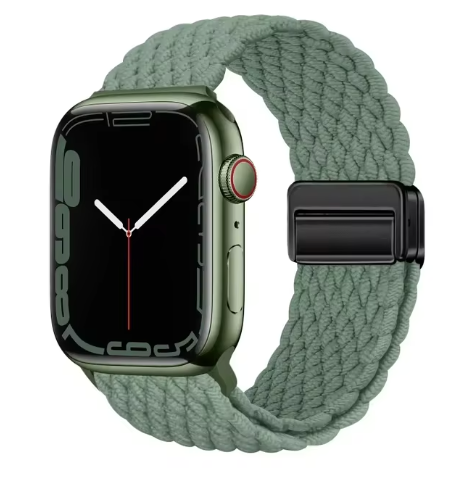 Nylon Uhrenarmband geflochten für Apple Watch verschiedene Farben