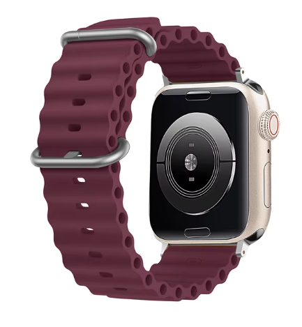 Silikon Ozeanarmband für Apple Watch verschiedene Farben