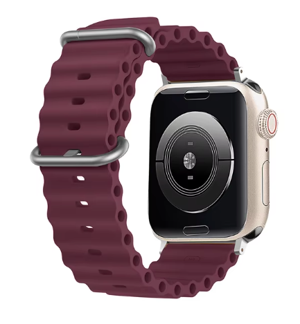 Silikon Ozeanarmband für Apple Watch