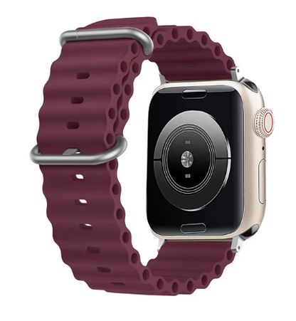 Silikon Ozeanarmband für Apple Watch verschiedene Farben