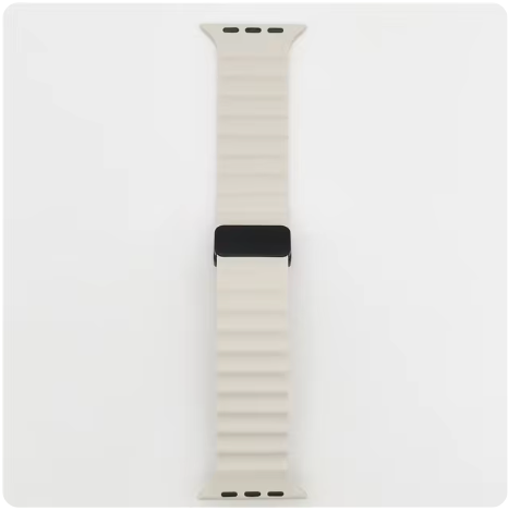 Silikon magnetisches Schnallenarmband für Apple Watch