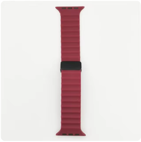 Silikon magnetisches Schnallenarmband für Apple Watch