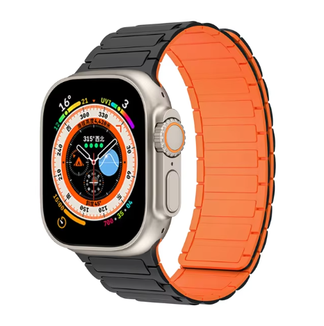 Silikon Magnetarmband für Apple Watch verschiedene Farben