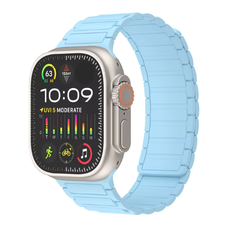 Silikon Magnetarmband für Apple Watch verschiedene Farben