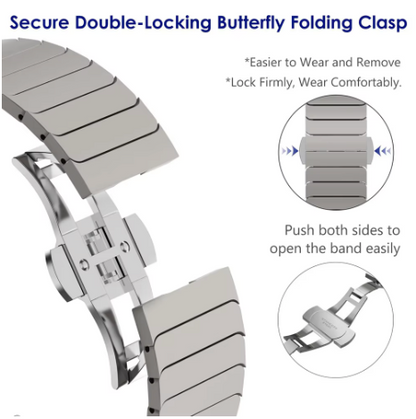 Edelstahl Uhrenarmband für Apple Watch verschiedene Farben