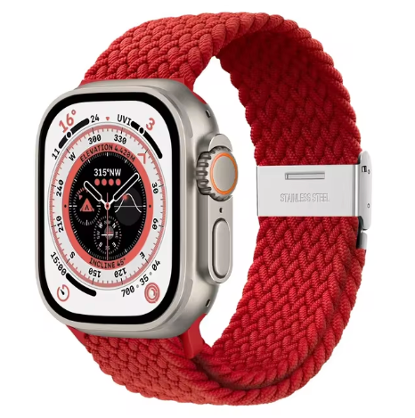 Nylon Uhrenarmband geflochten für Apple Watch