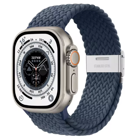 Nylon Uhrenarmband geflochten für Apple Watch