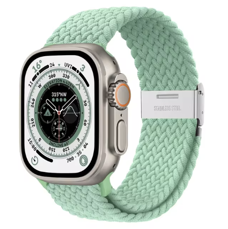 Nylon Uhrenarmband geflochten für Apple Watch