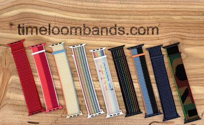 Nylon Schlaufenarmband / Sportarmband für Apple Watch verschiedene Farben