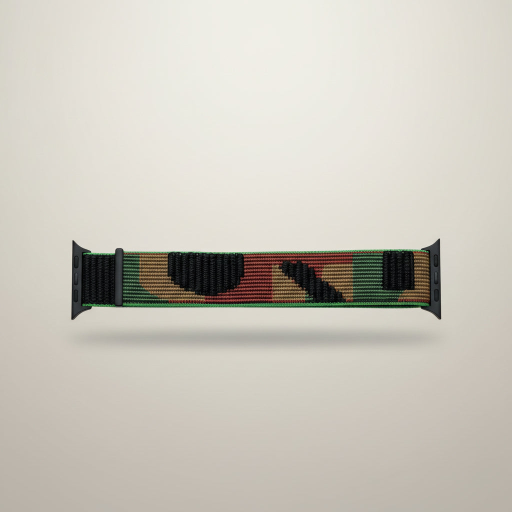 Nylon Schlaufenarmband / Sportarmband für Apple Watch verschiedene Farben