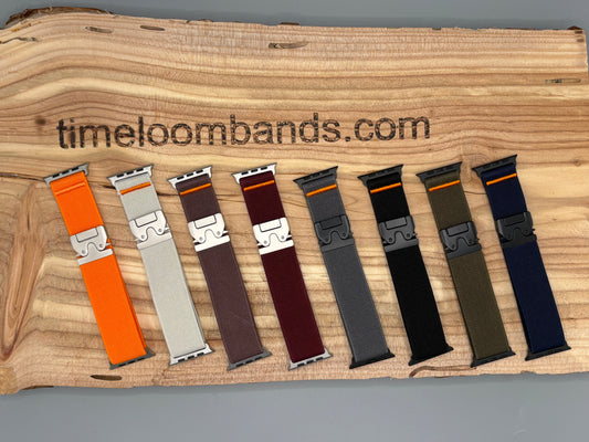 Nylon  Elastisches Uhrenarmband mit Schließe für alle Gelegenheiten Apple Watch