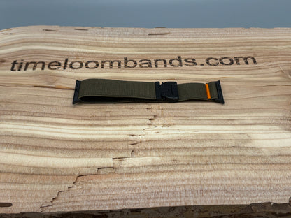 Nylon  Elastisches Uhrenarmband mit Schließe für alle Gelegenheiten Apple Watch verschiedene Farben