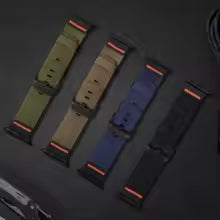 Nylon Sportband für Apple Watch mit Dornschließe in verschiedenen Farben