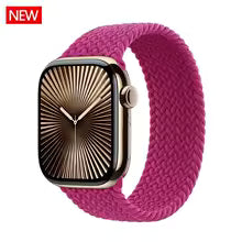 Geflochtenes Solo-Armband für Apple Watch in verschiedenen Farben